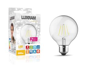 763616143  Value Classic LED Globe 80mm E27 8W 2700K 806lm